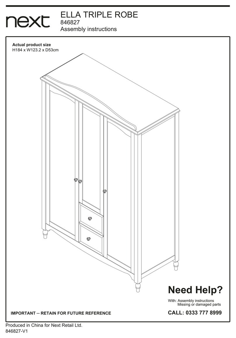 Next ELLA 846827 Assembly instructions