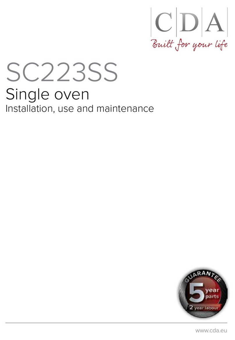 CDA SC223SS Quick start guide CDA SC223SS Quick start guide
