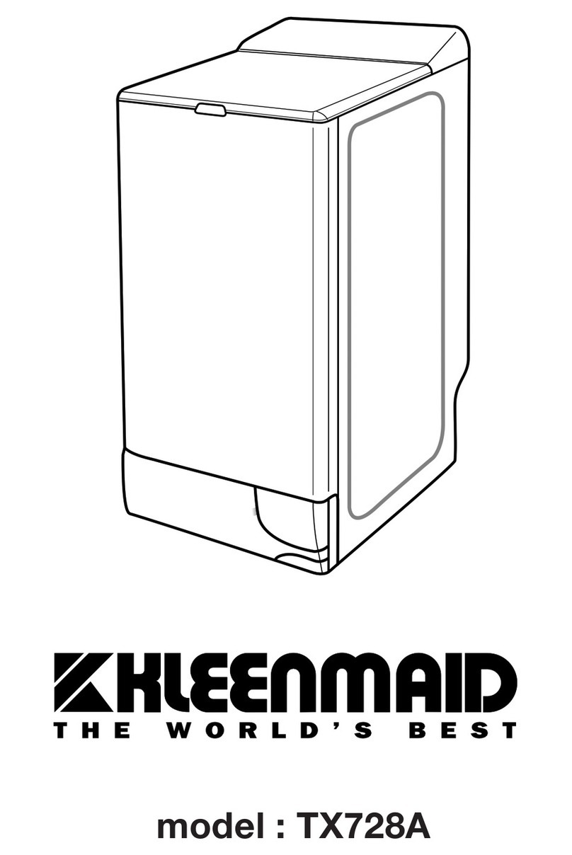 Kleenmaid TX728A manual