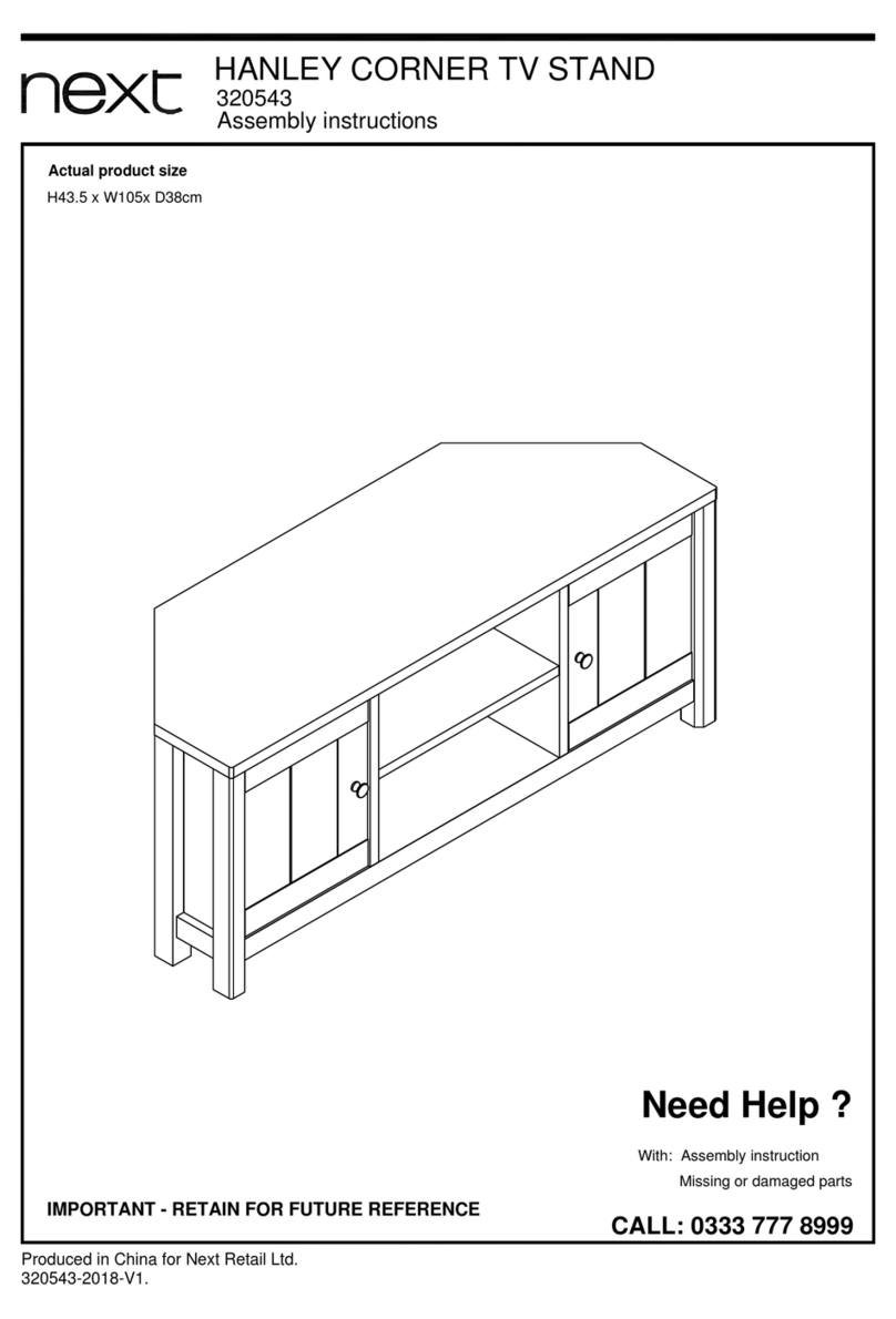 Next HANLEY CORNER 320543 User manual Next HANLEY CORNER 320543 User manual