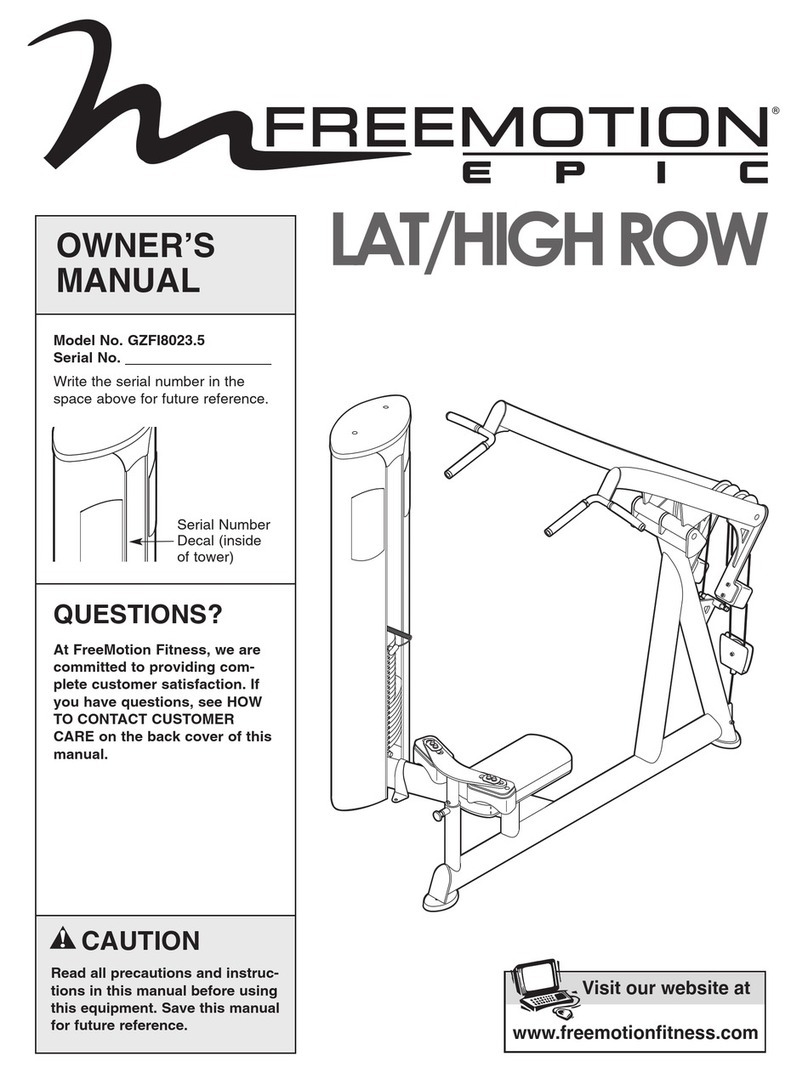 Freemotion EPIC GZFI8023.5 User manual