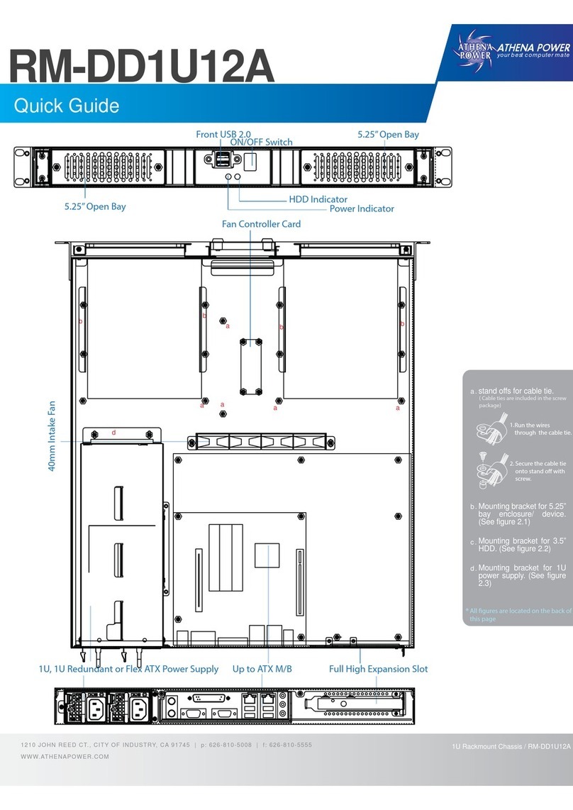 Athena Power RM-DD1U12A quick guide