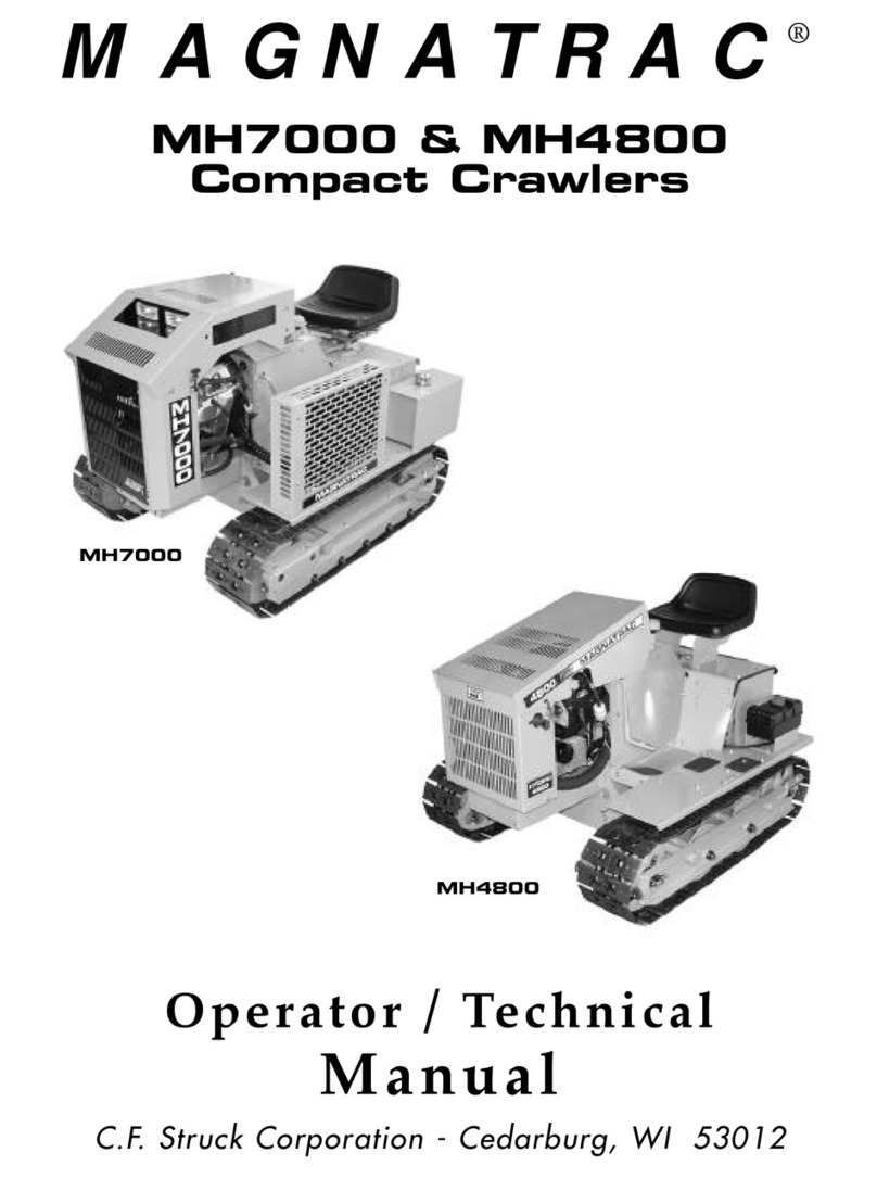 MAGNATRAC MH7000 Operator / technical  manual