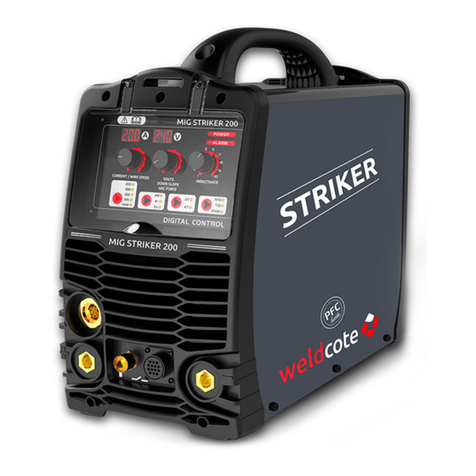 Weldcote MIG STRIKER 200 Quick guide manual