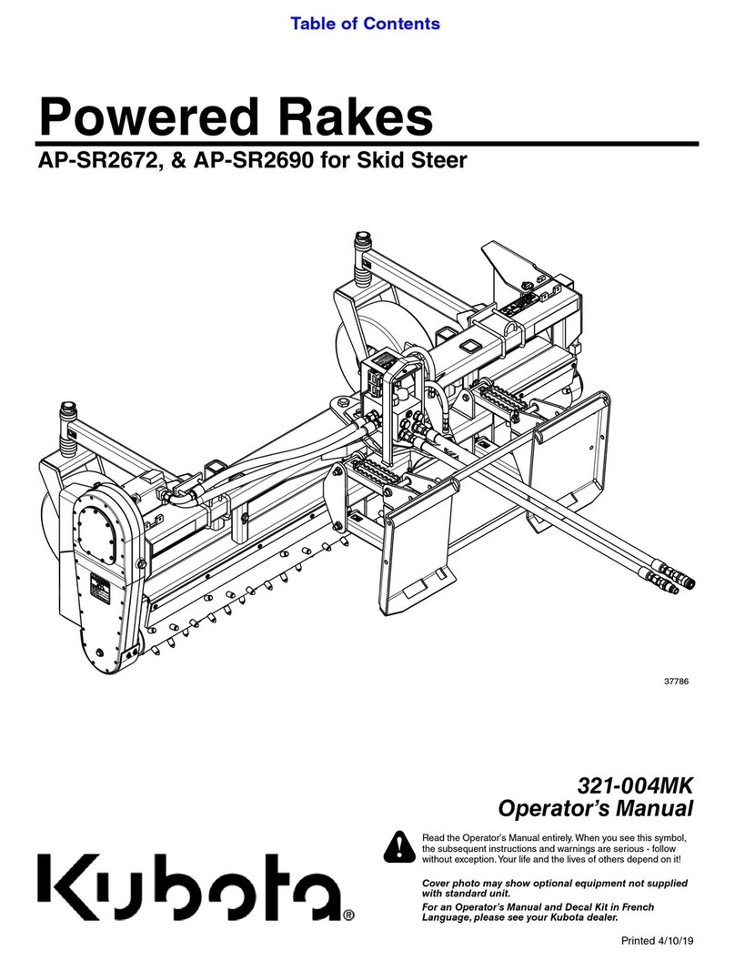 Kubota AP-SR2672 Operator's manual