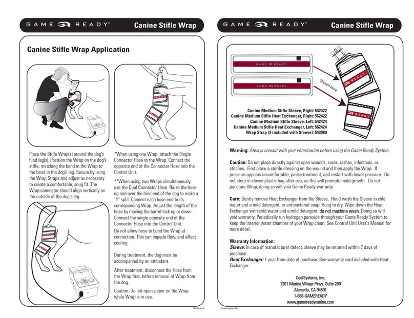 Game ready 542422 quick start guide
