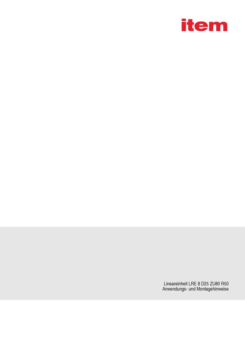 ITEM LRE 8 D25 ZU 80 R50 Notes on Use and Installation