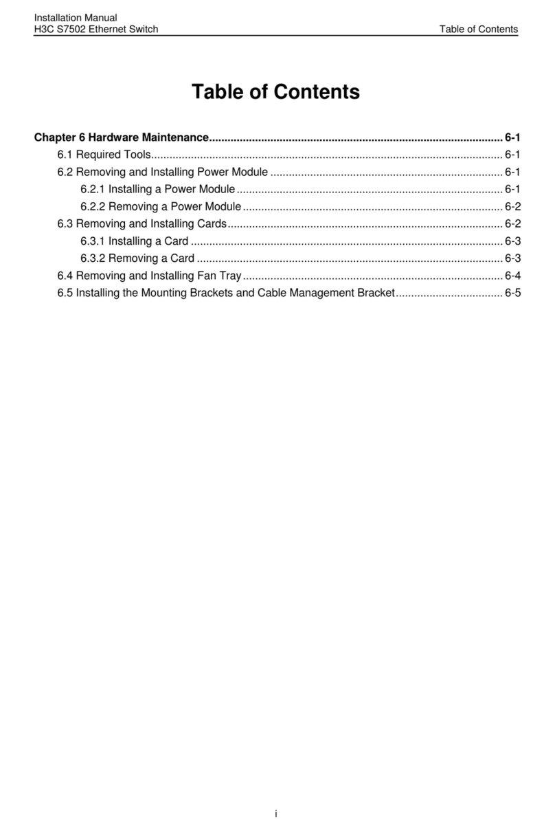 H3C S7502 installation manual