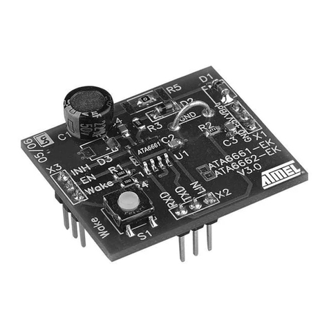 Atmel ATA6661-EK Installation and operating instructions