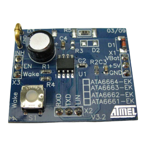 Atmel ATA6663-EK Installation and operating instructions