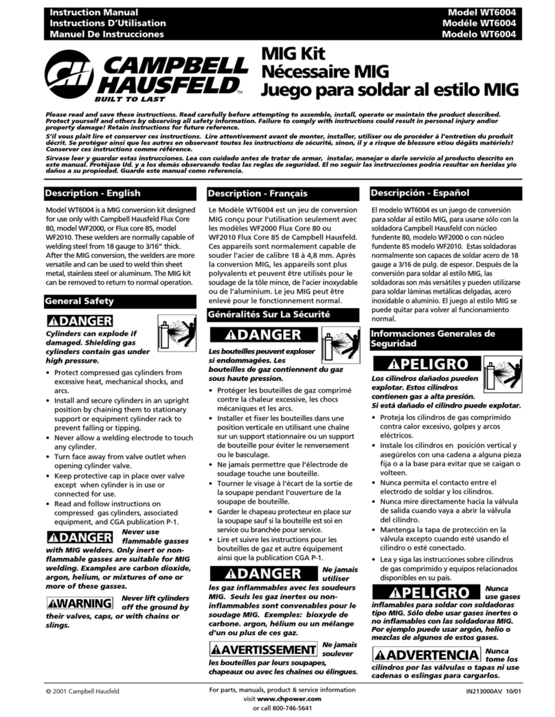 Campbell Hausfeld WT6004 User manual