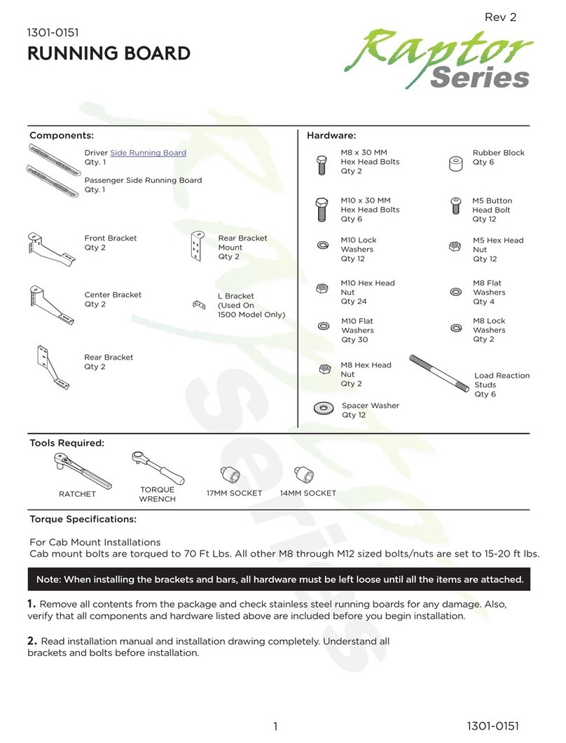 Raptor Series 1301-0151 manual
