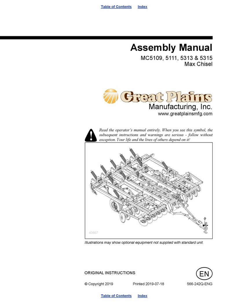 GREAT PLAINS MC5109 Max-Chisel Assembly manual
