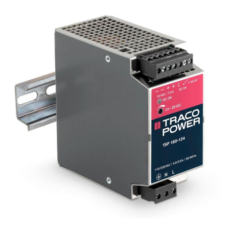 TracoPower TSP SERIES operating instructions