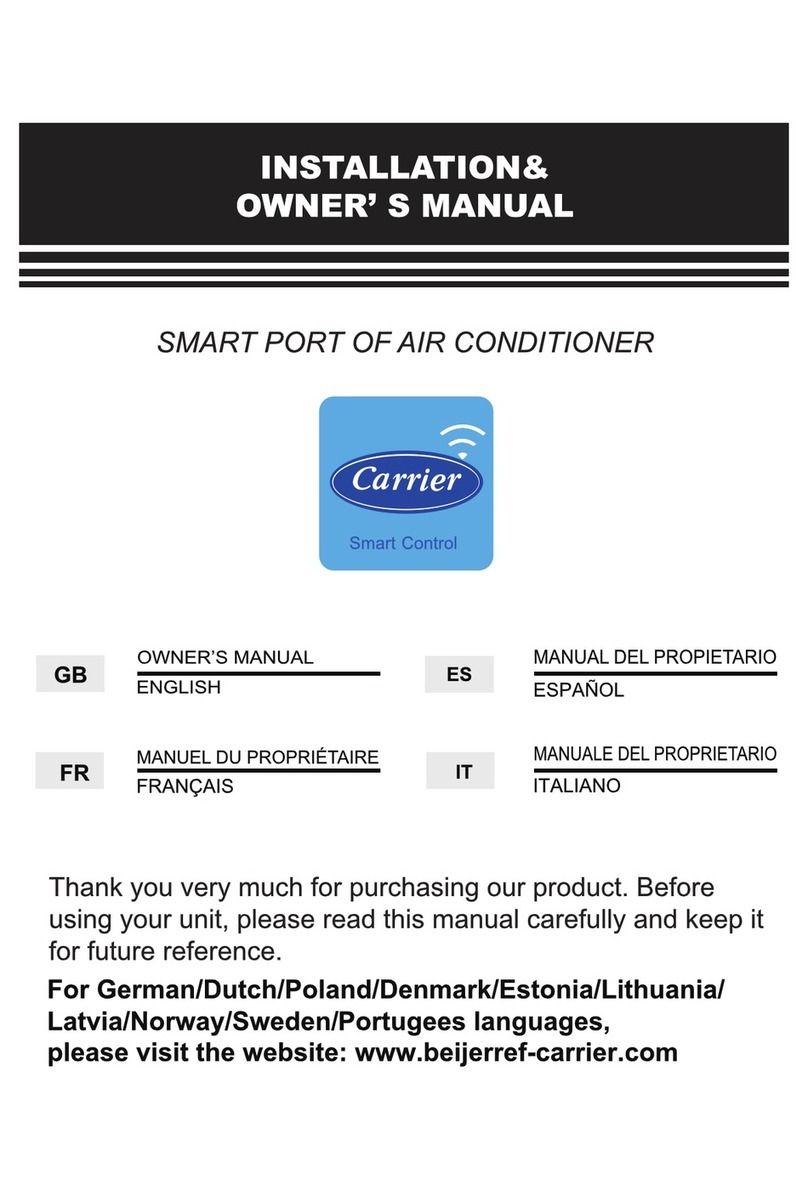 Carrier OSK102/EU Operating instructions