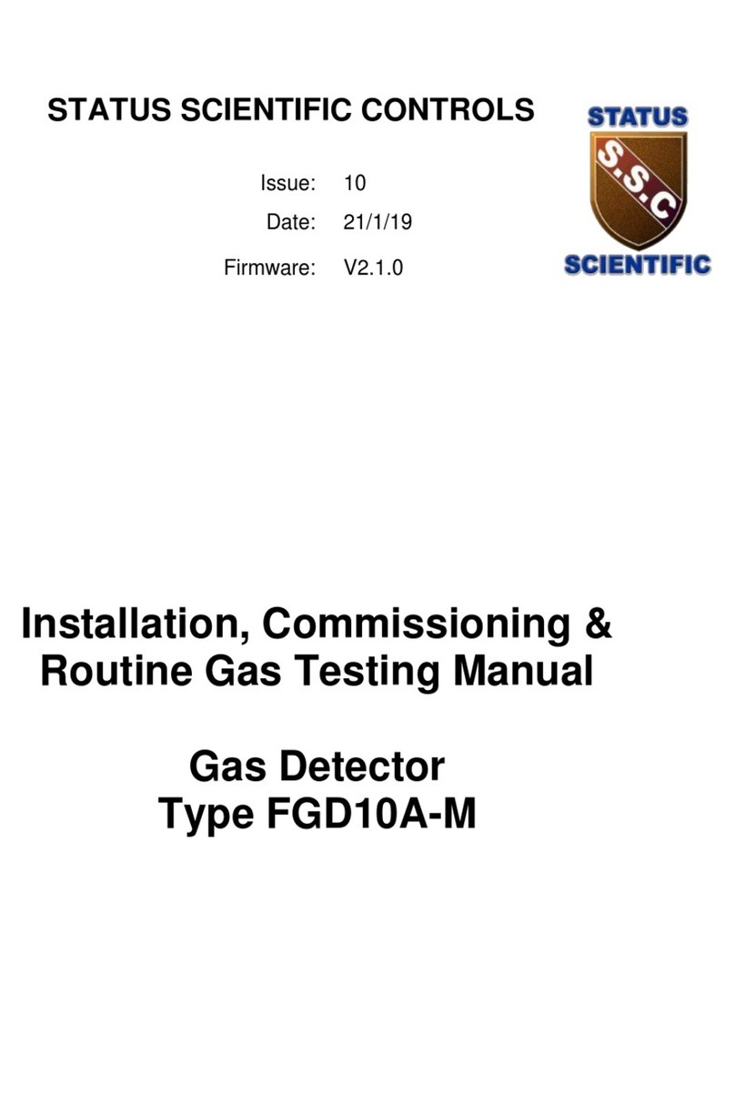 STATUS SCIENTIFIC CONTROLS FGD10A-M User manual