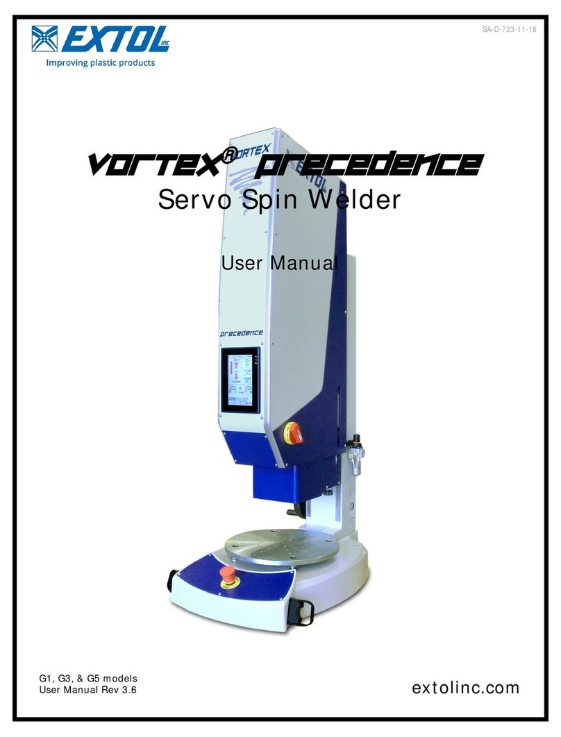 EXTOL VORTEX PRECEDENCE G1 user manual