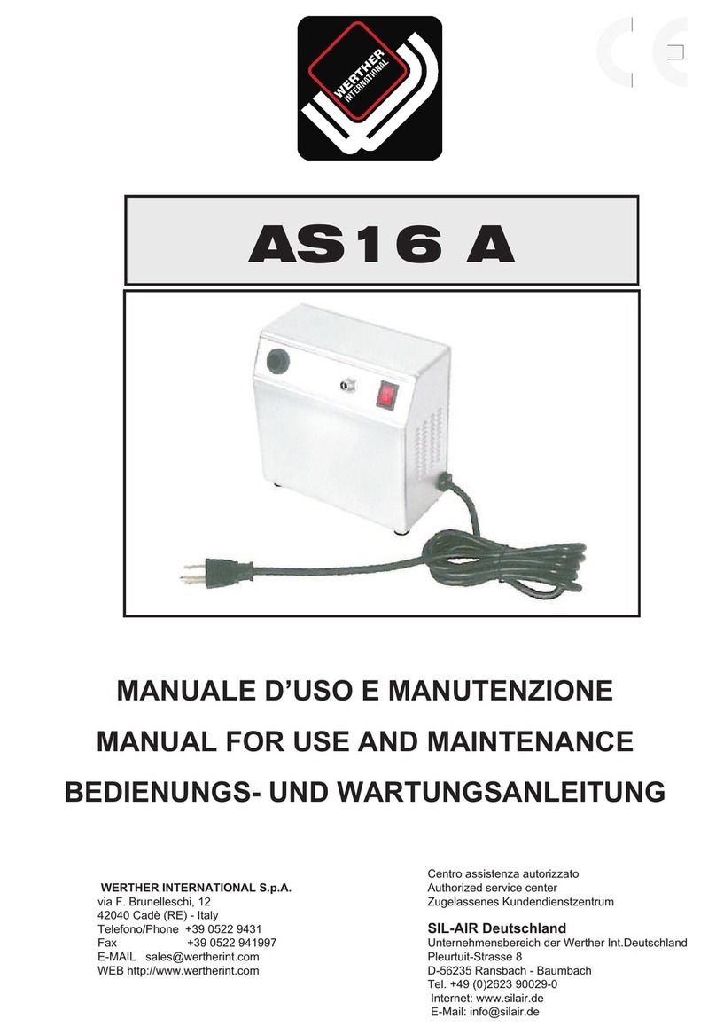 WEATHER DIRECT AS16 A Manual for use and maintenance WEATHER DIRECT AS16 A Manual for use and maintenance