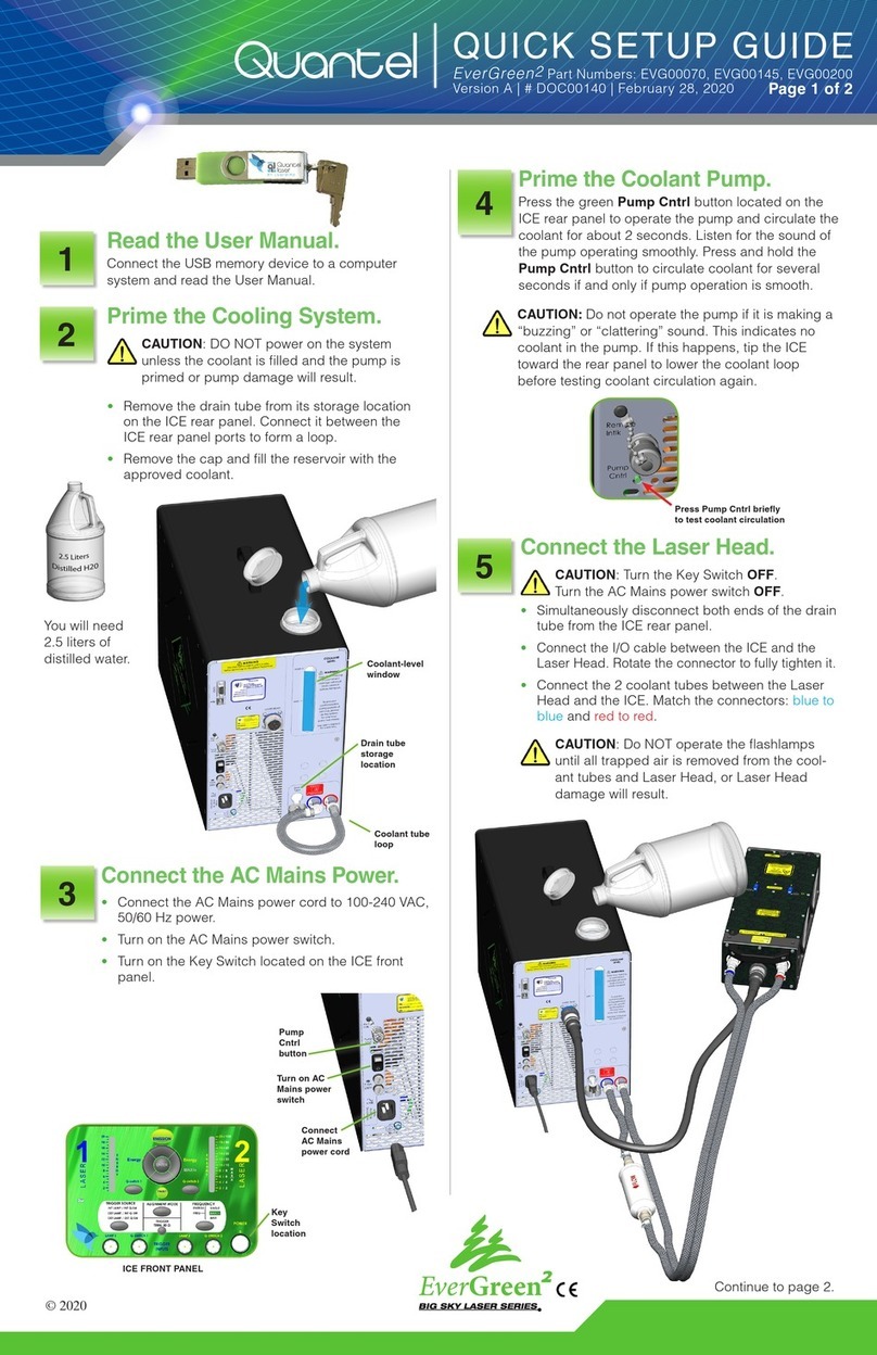 Quantel EverGreen2 Quick setup guide