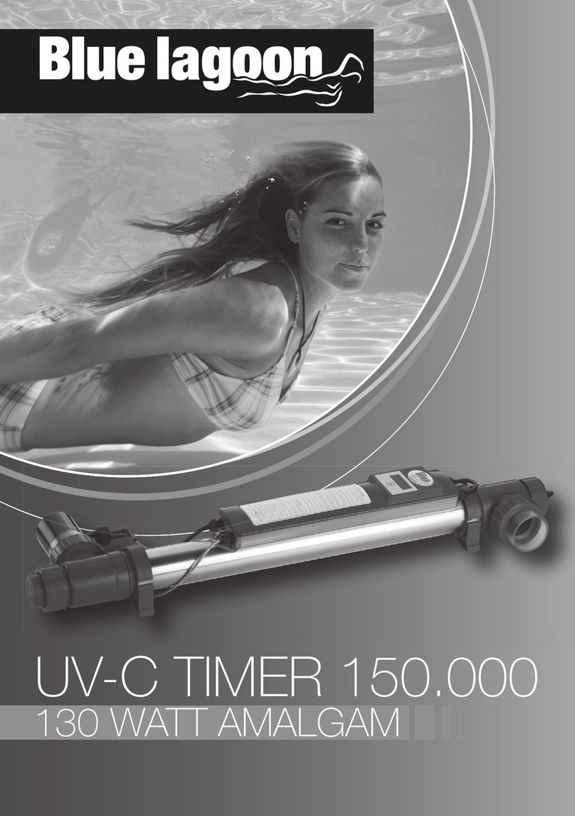 Blue Lagoon UV-C TIMER 150.000 130 WATT AMALGAM instructions