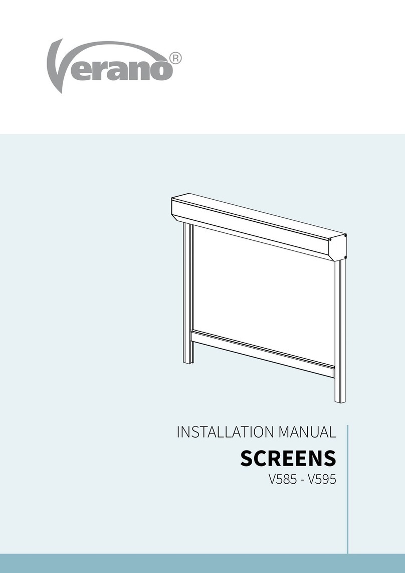 Verano SCREEN V585 installation manual