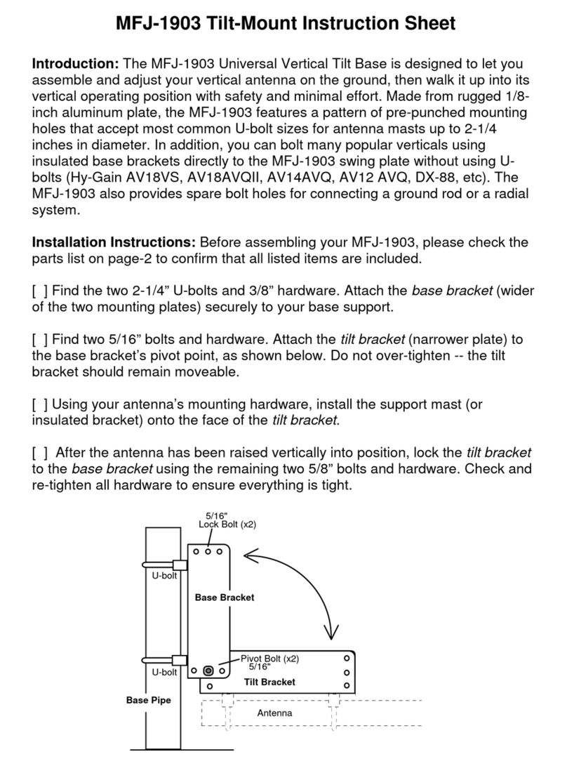 MFJ MFJ-1903 User manual