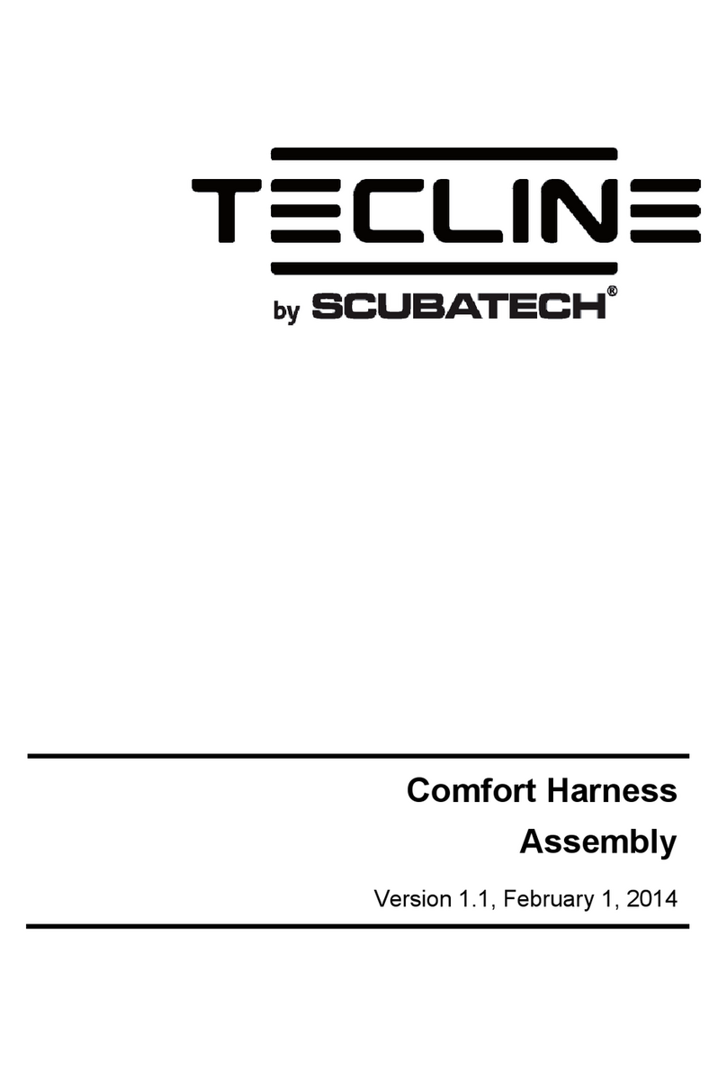 Scubatech TECLINE Comfort Harness Assembly