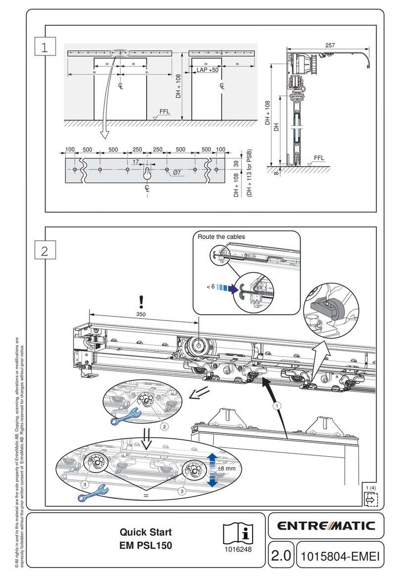 Entrematic EM PSL150 User manual