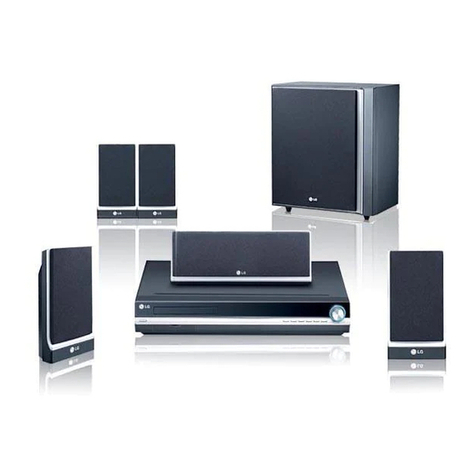 LG LHT754 -  Home Theater System Installation guide