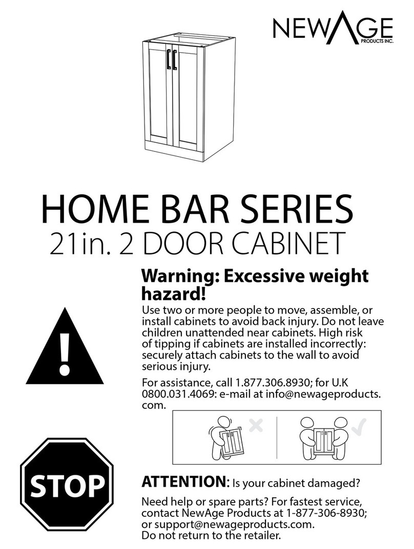 New Age HOME BAR Series User manual New Age HOME BAR Series User manual