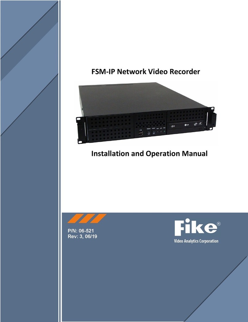 Fike FSM-IP Installation and operation manual