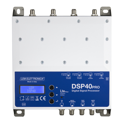 Lem Elettronica DSP40PRO User manual