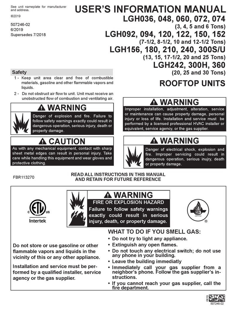Lennox LGH 036 Guide