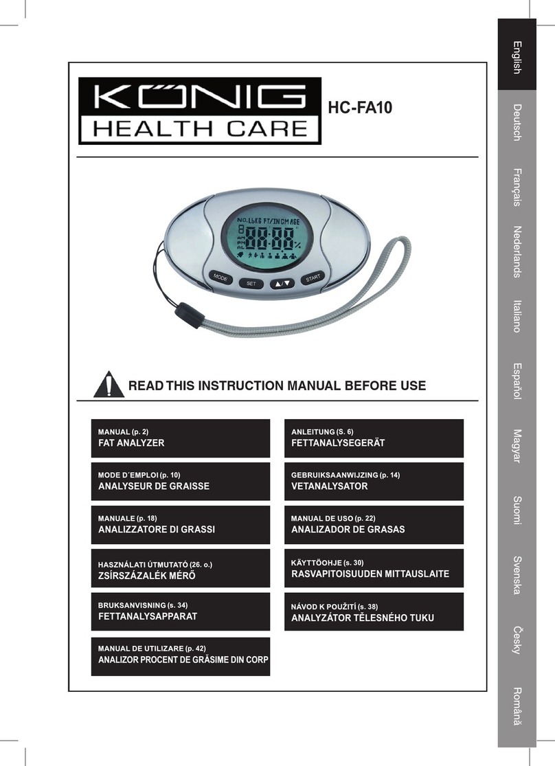 König HC-FA10 manual