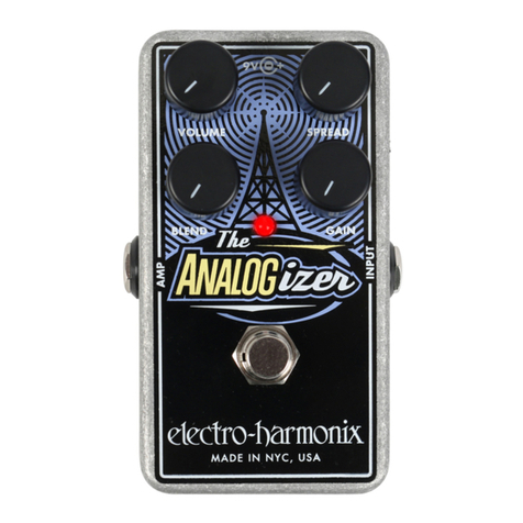 Electro-Harmonix THE ANALOGIZER quick start guide