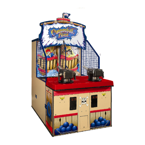Bay Tek Games Cannonball Blast User manual Bay Tek Games Cannonball Blast User manual