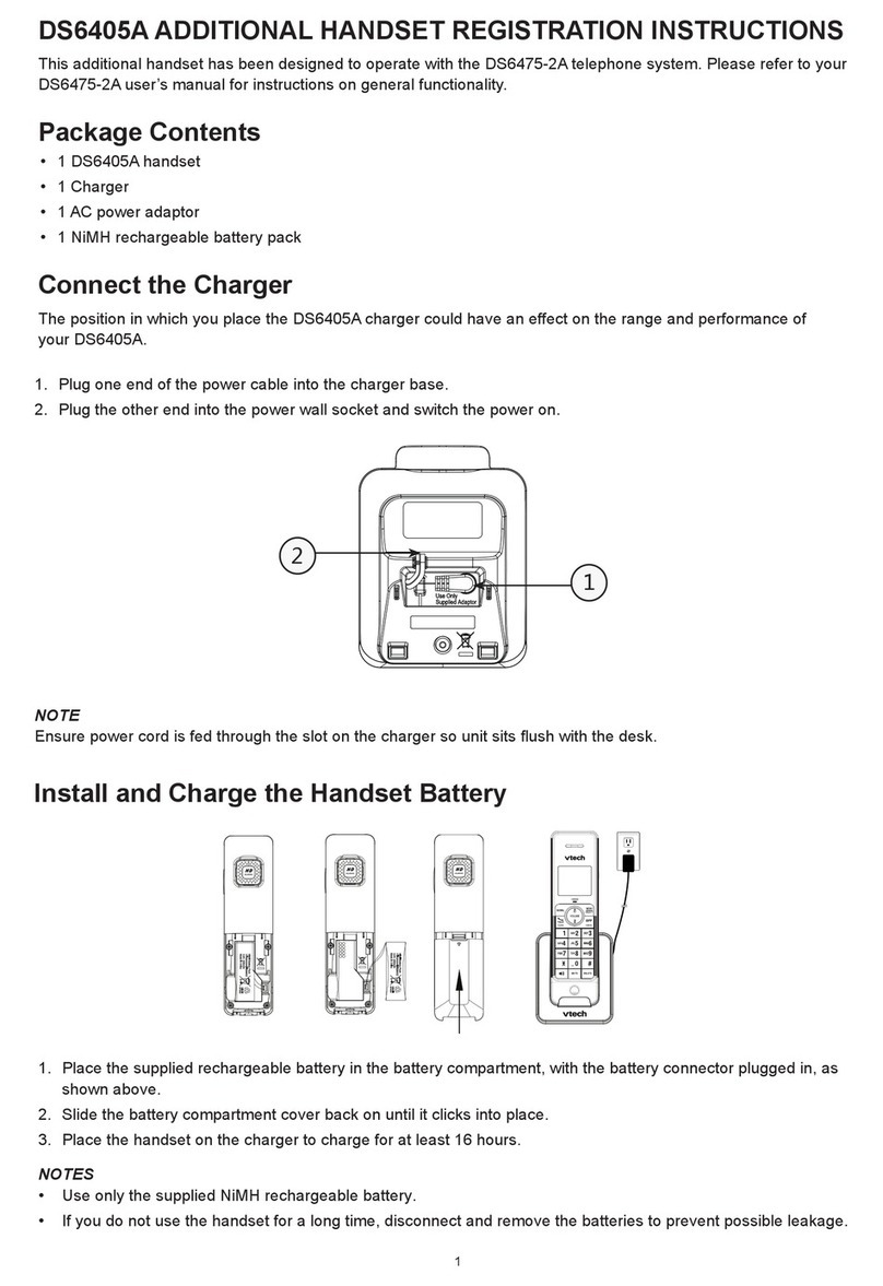 V-tech DS6405A User manual