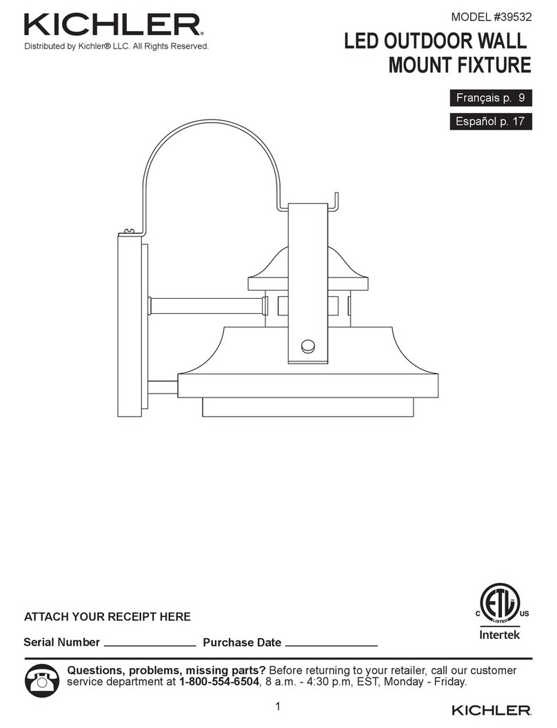 Kichler Lighting 39532 manual
