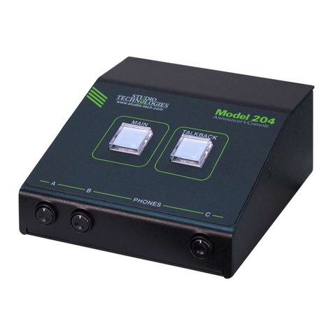 Studio Technologies 204 user guide
