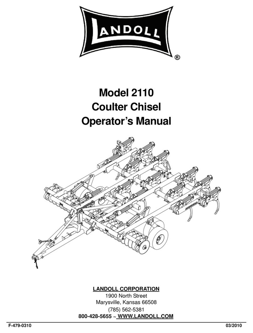 Landoll 2110 Operator's manual