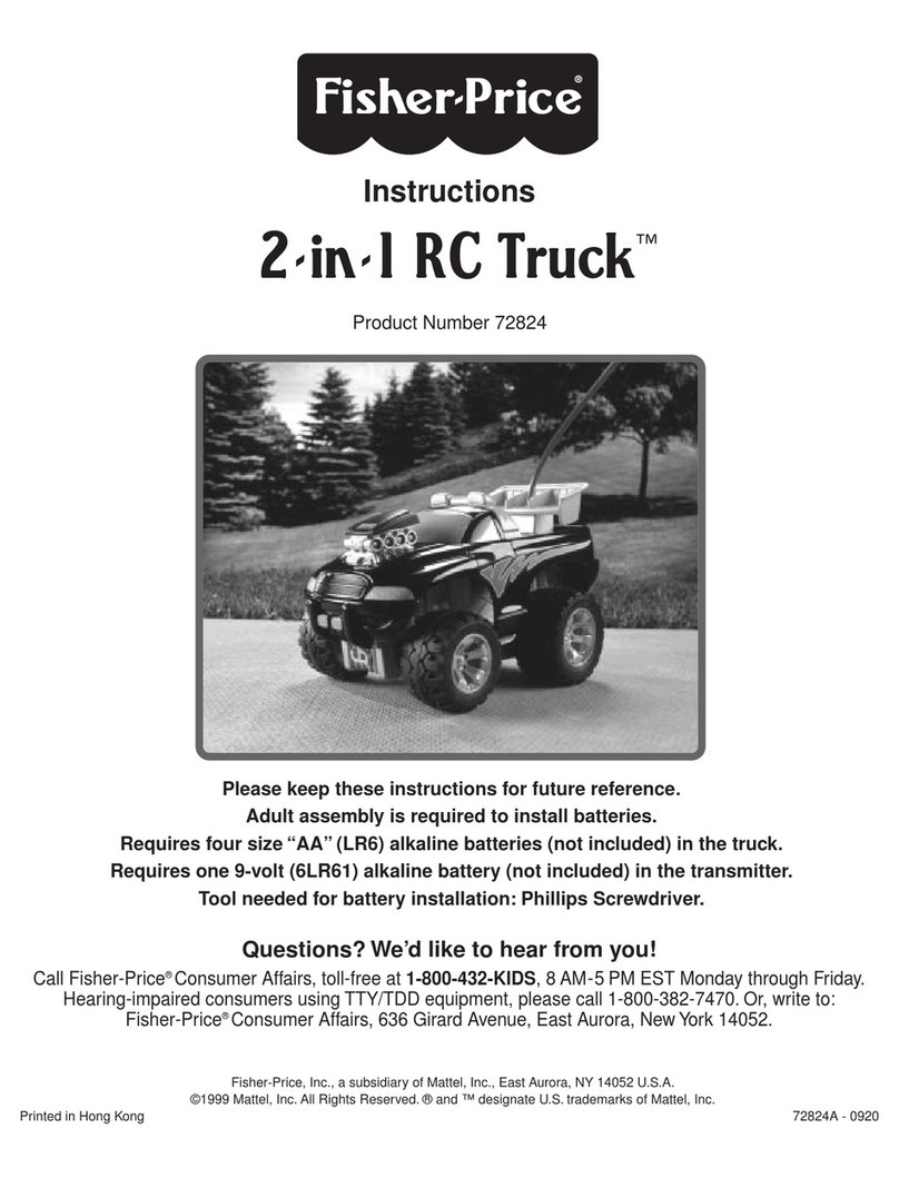 Fisher-Price RC Truck 72824 instructions