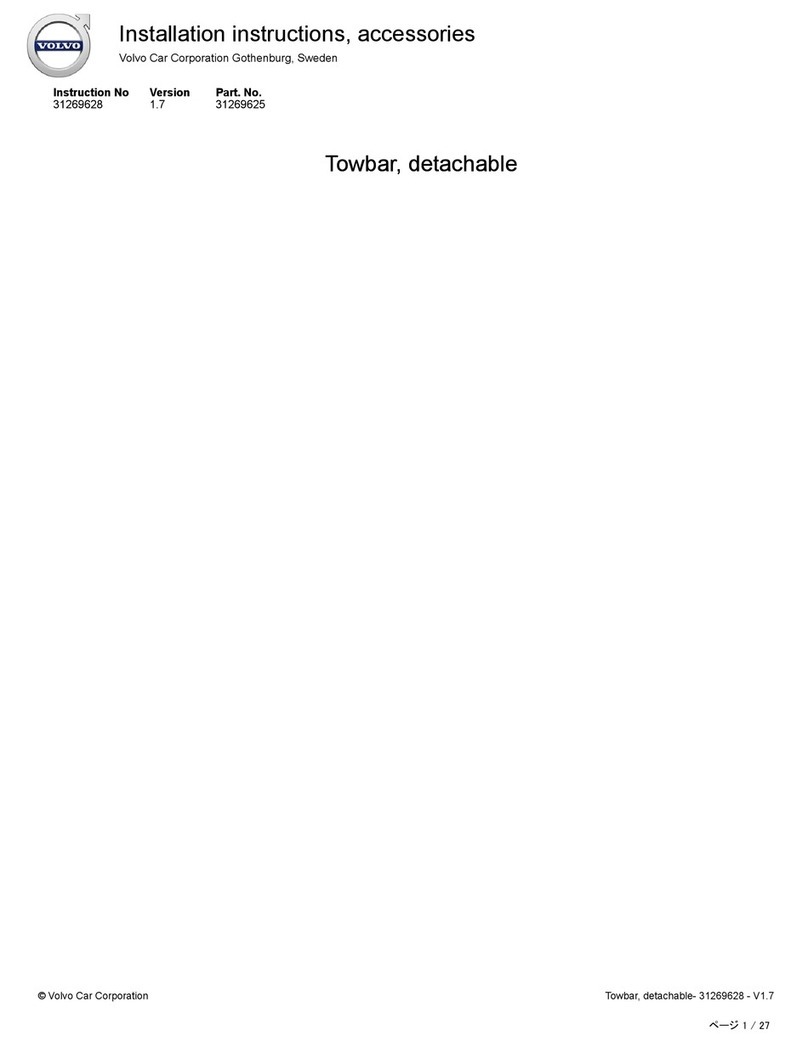 Volvo 31269625 installation instructions