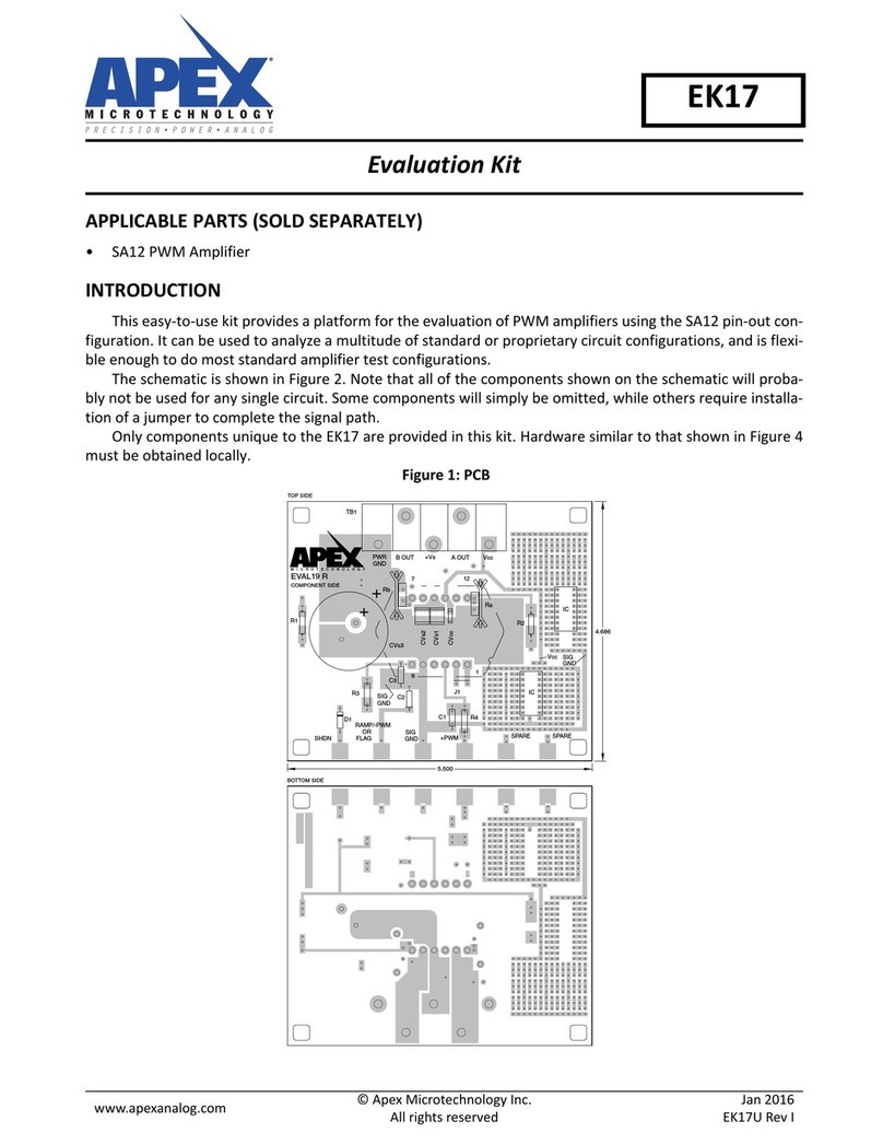 Apex Digital SA12 User manual
