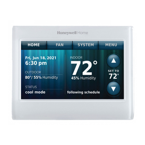 Honeywell Home Smart Thermostat 9000 colortouchscreen User manual Honeywell Home Smart Thermostat 9000 colortouchscreen User manual