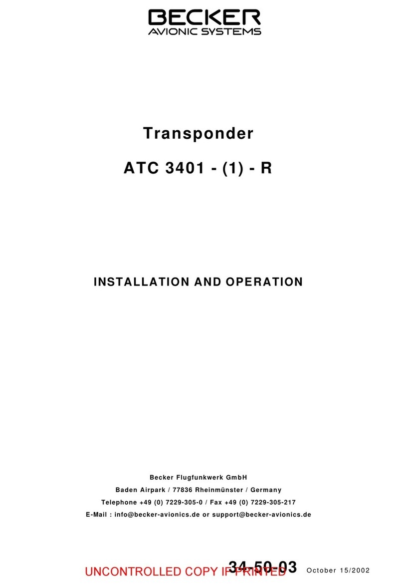 Becker ATC 3401 Owner's manual