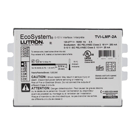 Lutron Electronics EcoSystem User manual