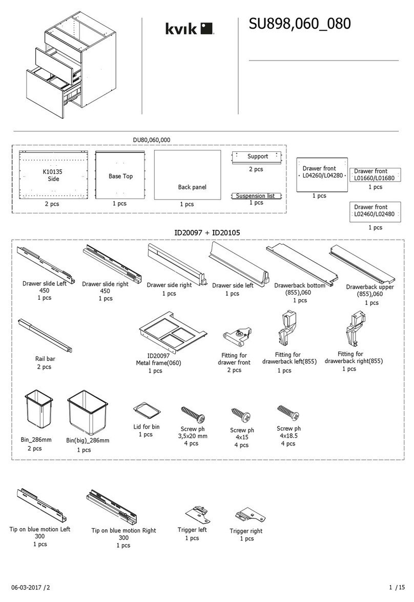 Kvik SU898-60 User manual