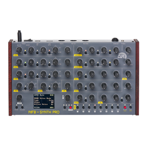 MFB SYNTH Pro User manual