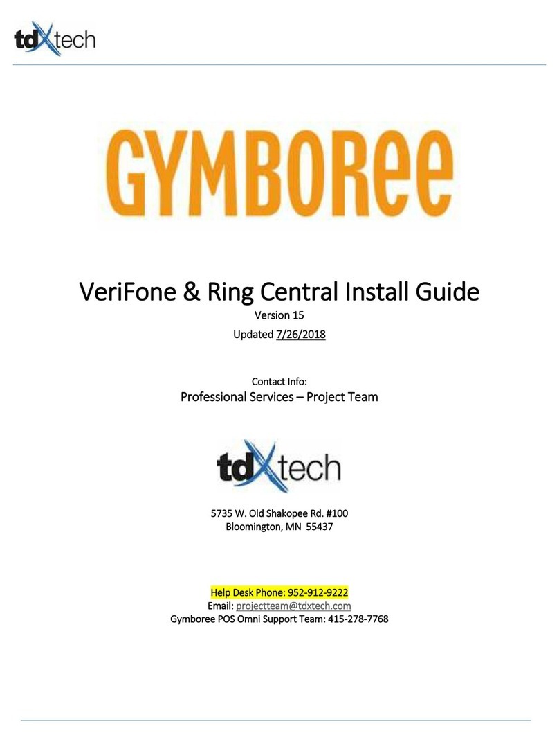 TDX Tech GYMBOREE install guide TDX Tech GYMBOREE install guide