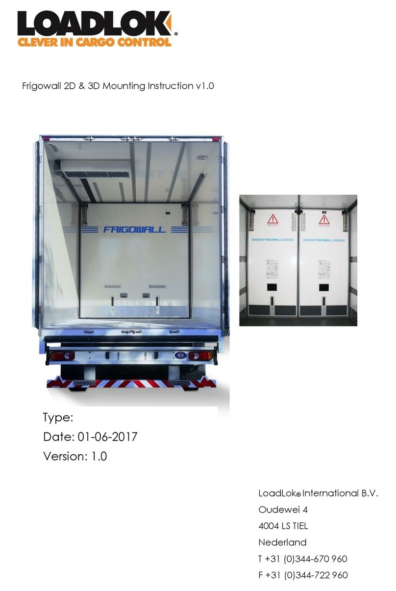 LoadLok Frigowall 2D Mounting instruction LoadLok Frigowall 2D Mounting instruction